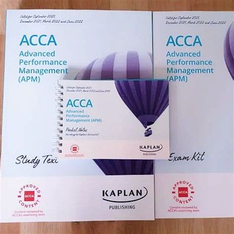 Kaplan And Bpp Acca Study Text