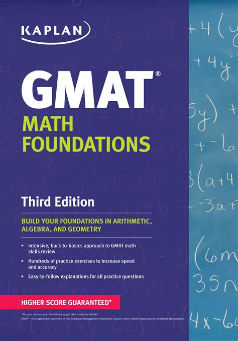 Kaplan Gmat Math Foundations Kaplan Test Prep