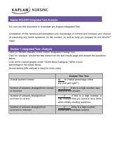 kaplan integrated testing for helene fuld students