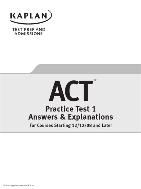 Kaplan Intermediate Test