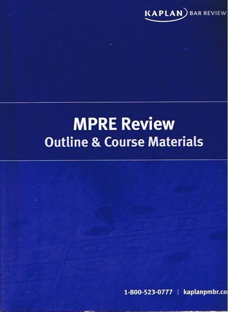 Kaplan Mpre Course