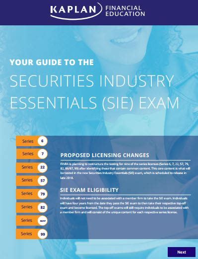 Kaplan Unit One Sie Exam Guide