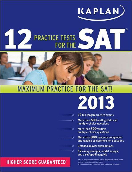 Download Kaplan 12 Practice Tests For The Sat 2013 