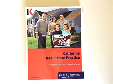 Read Kaplan California Real Estate Practice 7Th Edition File Type Pdf 