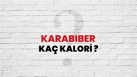 karabiber kaloris