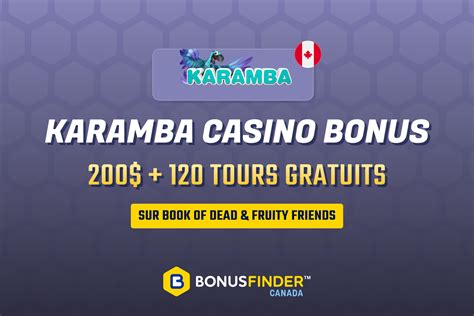 karamba bonus sans dépôt 2019