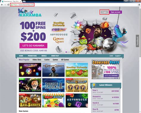 karamba casino login celw