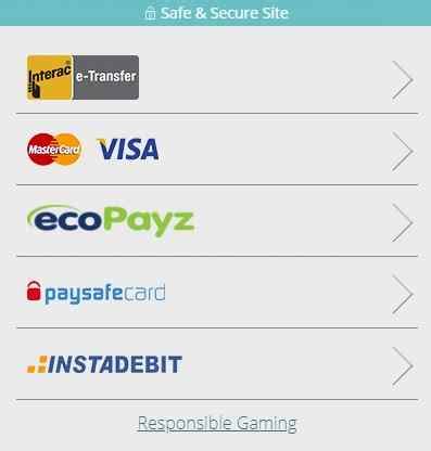 karamba casino payment methods smbr canada