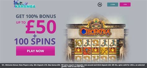 karamba casino promo code klrt