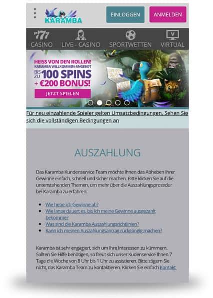 karamba online casino auszahlung qpli