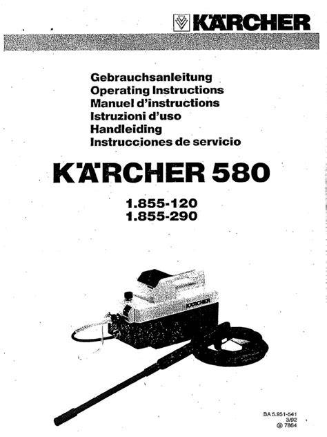 karcher 580 mobile manual
