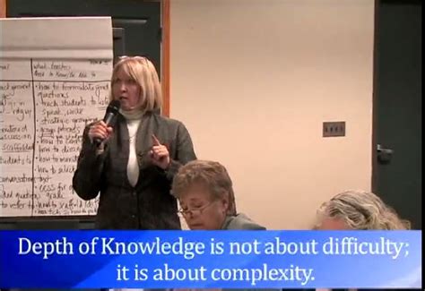 karin hess depth of knowledge in science