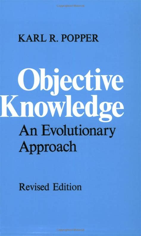 Karl Popper Objective Knowledge