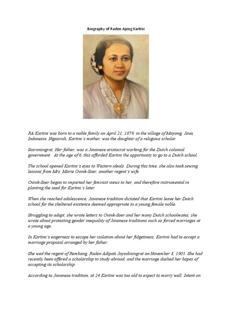 kartini biography