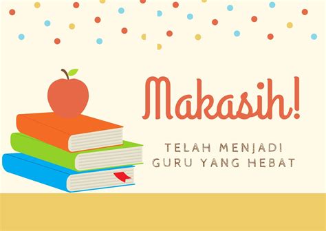kartu ucapan untuk guru bahasa indonesia