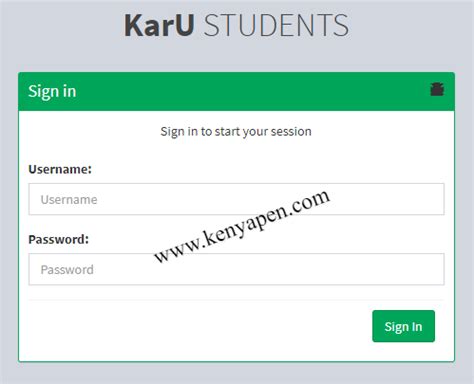 karu.ac.ke Student Portal Login - BeraPortal Kenya