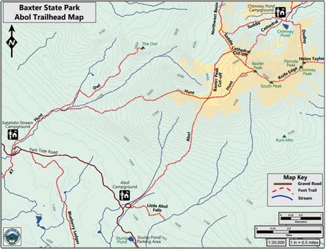 Katahdin Tablelands Map