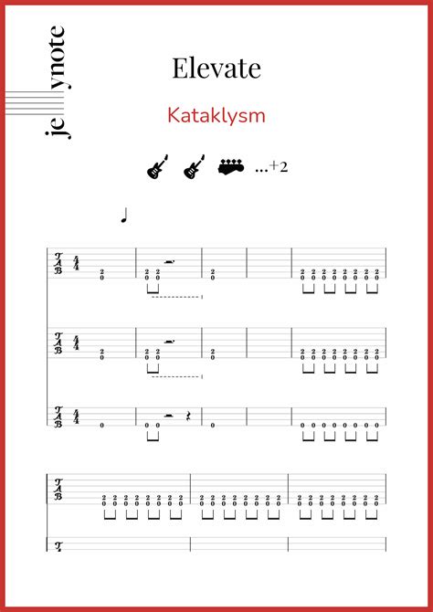 kataklysm elevate guitar pro tab