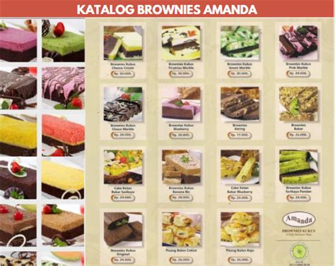katalog brownies amanda terbaru