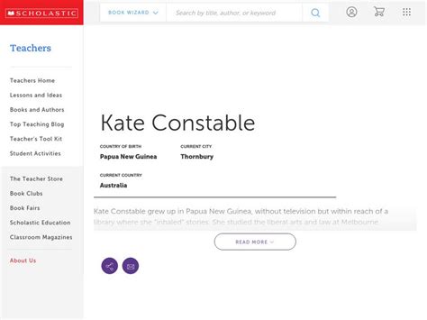 kate constable biography