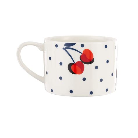 kate spade new york Vintage Cherry Dot Weekend Coffee Mug