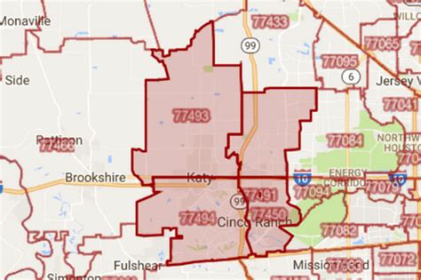 katy texas zip code