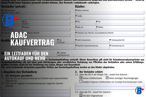 Kaufvertrag Adac Auto