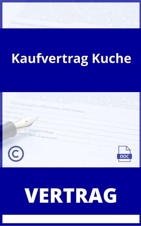 kaufvertrag gebrauchte küchen