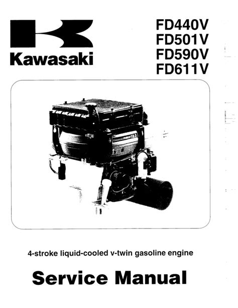 Read Kawasaki Fd611V Service Manual 