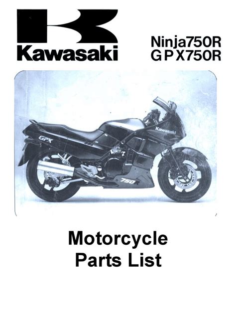 Read Kawasaki Gpx750R Workshop Manual 