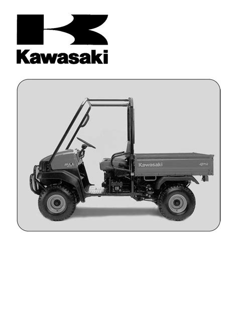 Read Online Kawasaki Mule 3000 Service Manual 