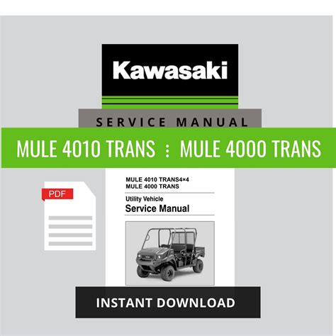 Download Kawasaki Mule 4010 Service Manual Pdfsmanualsguides 