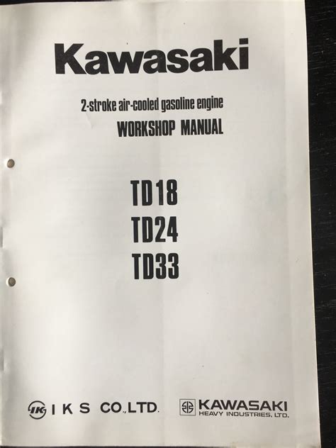 Read Kawasaki Td33 Parts Manual File Type Pdf 