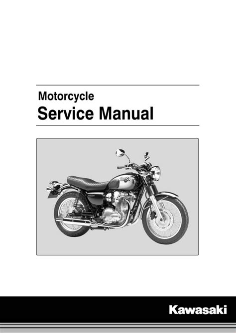Download Kawasaki W800 Service Manual 