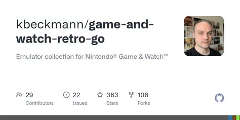 kbeckmann/game-and-watch-retro-go - Github