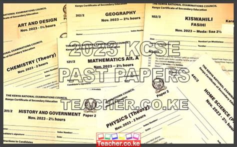 Download Kcse Question Papers 