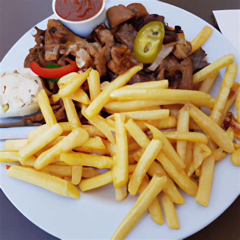 kebab mit pommes