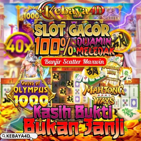KEBAYA4D BANDAR: Spesialis Togel Toto Online & Bandar Slot Gacor