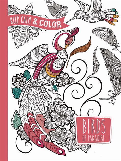 Keep Calm And Color Birds Of Paradise Coloring Bird Of Paradise Coloring Page - Bird Of Paradise Coloring Page