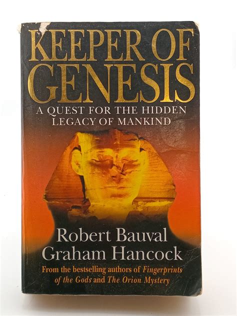 keeper of genesis a quest for the hidden legacy o