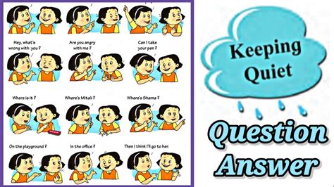 Keeping Quiet Question Answer