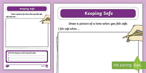 Keeping Safe Worksheet Teacher Made Twinkl Kindergarten Safe And Unsafe Worksheet - Kindergarten Safe And Unsafe Worksheet