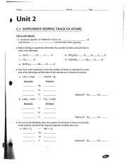 keeping track of atoms