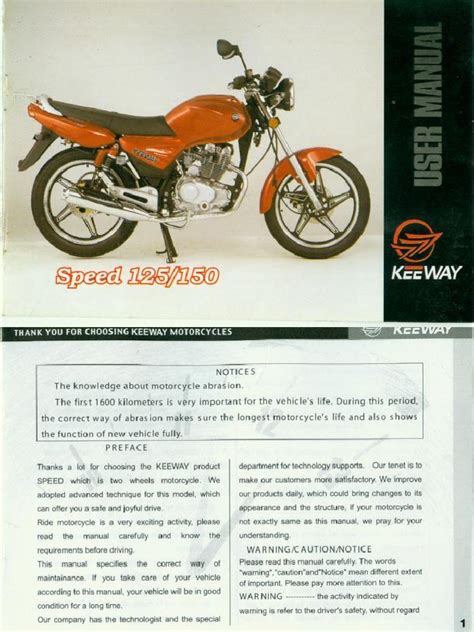 Keeway Speed Manual