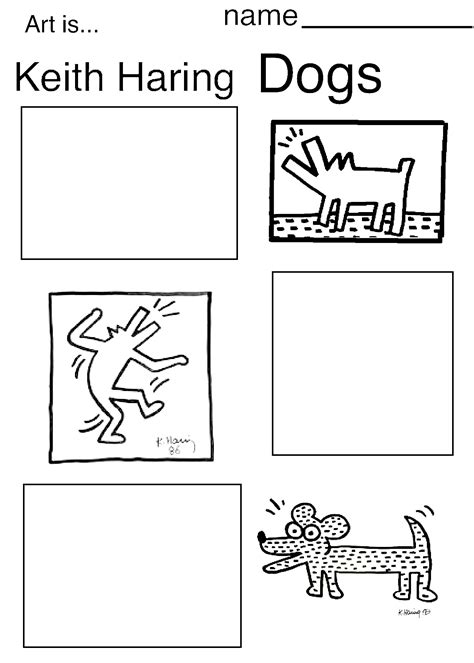  Keith Haring Worksheet - Keith Haring Worksheet