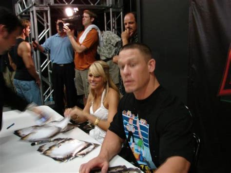 Kelly Kelly Kisses John Cena In The Ring