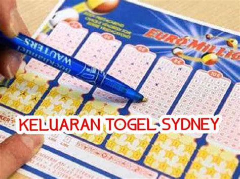 KELUAR SYDNEY TOGEL HARI INI - Keluaran SDY, Togel Sydney, Data Sidney, Result SDY Hari Ini