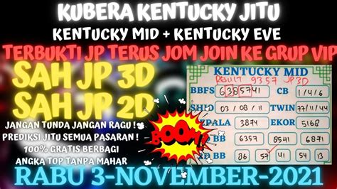 Paito Warna Kentucky MiddayData Paito KYM