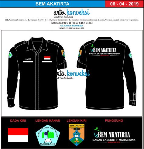 Kemeja Organisasi  Contoh Desain Baju Organisasi Keren - Kemeja Organisasi