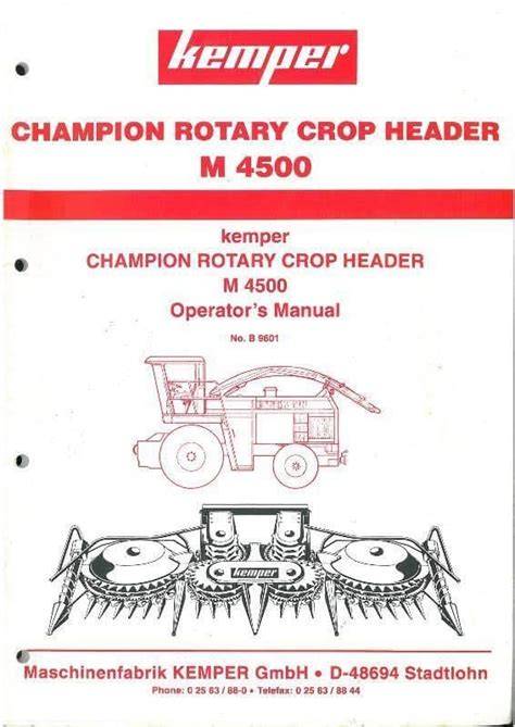 kemper 4500 manual